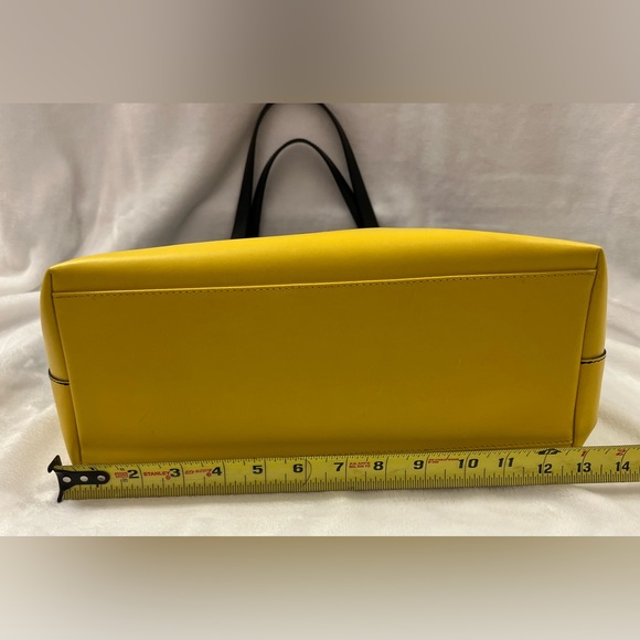 Gianni Notaro Black & Yellow Satchel/Tote with removable insert and Dust Bag - Picture 7 of 16